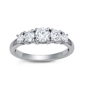 LeRose by Lexi and Rose Sterling Silver 1 Carat T.W. Lab-Grown Diamond Ring