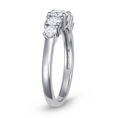 LeRose by Lexi and Rose Sterling Silver 1 Carat T.W. Lab-Grown Diamond Ring