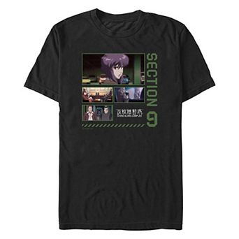 Men's Ghost In The Shell Section Nine Scenes Graphic Tee
