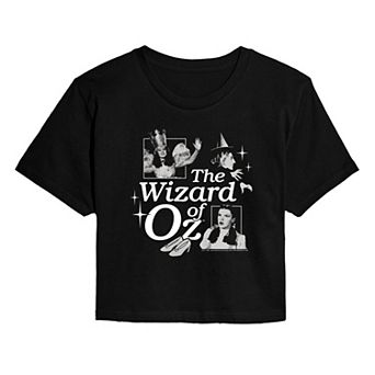 Juniors' The Wizard Of Oz Cropped Tee