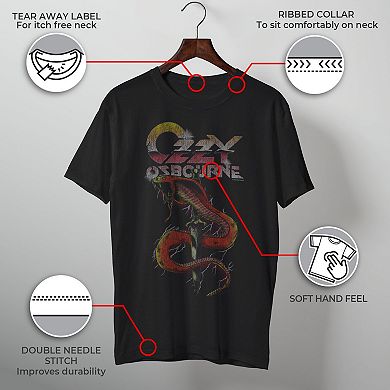 Men's Ozzy Osbourne Cobra Dagger Graphic Tee