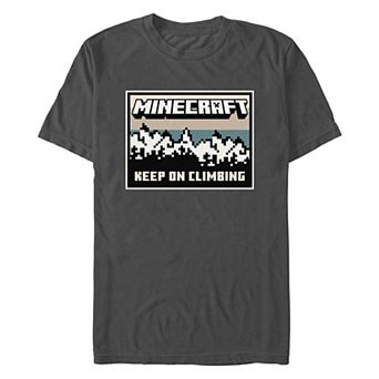 Men's Minecraft Keep On Climbing Graphic Tee
