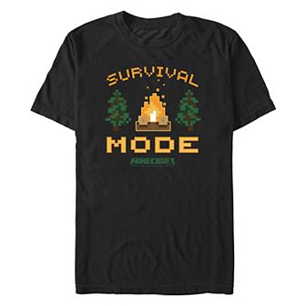 Men's Minecraft Survival Mode Graphic Tee