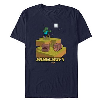 Men's Minecraft Creeper Night Walker Graphic Tee