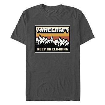 Men's Minecraft Keep On Climbing Graphic Tee