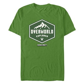 Men's Minecraft Overworld Explorer Graphic Tee