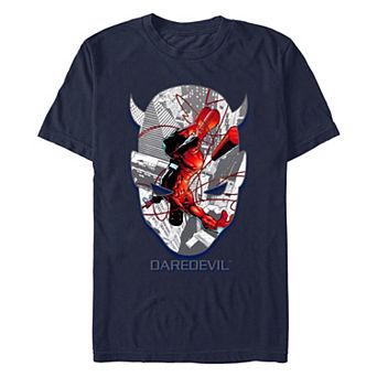 Men's Marvel Daredevil Mask Graphic Tee