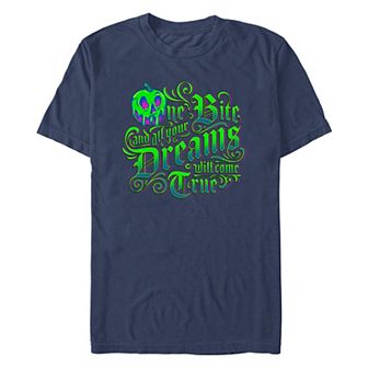 Disney Villains Evil Queen One Bite And All Your Dreams Will Come True Men's Graphic Tee