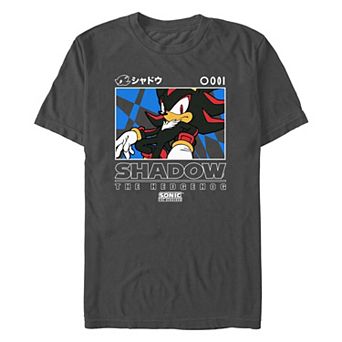 Men's Sonic the Hedgehog Shadow The Hedgehog Poster Graphic Tee