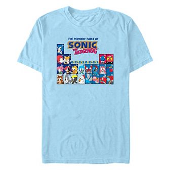 Men's Sonic the Hedgehog The Periodic Table Graphic Tee