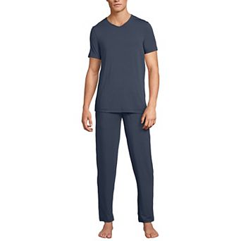 Men's Lands' End 2 pc Pajama Top & Pajama Bottoms Set