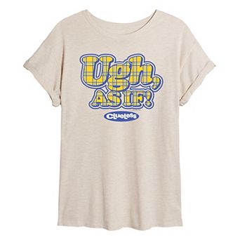 Juniors' Clueless Ugh As If Oversized Tee