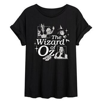 Juniors' The Wizard Of Oz Oversized Tee