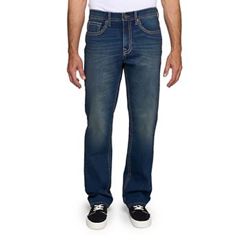 Men's Lazer Embroidered Straight Fit Jeans