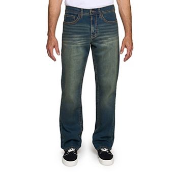 Men's Lazer Embroidered Straight Fit Jeans