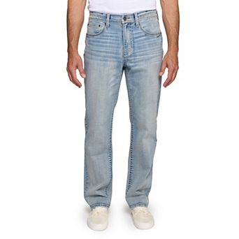 Men's Lazer Embroidered Straight Fit Jeans
