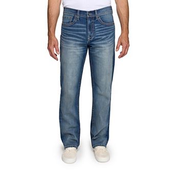 Men's Lazer Embroidered Straight Fit Jeans