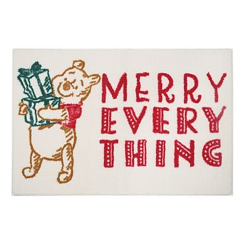 St. Nicholas Square® Disney’s Winnie The Pooh Merry Everything Bathroom Rug