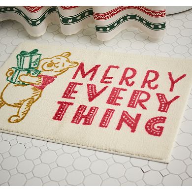 St. Nicholas Square® Disney’s Winnie The Pooh Merry Everything Bathroom Rug