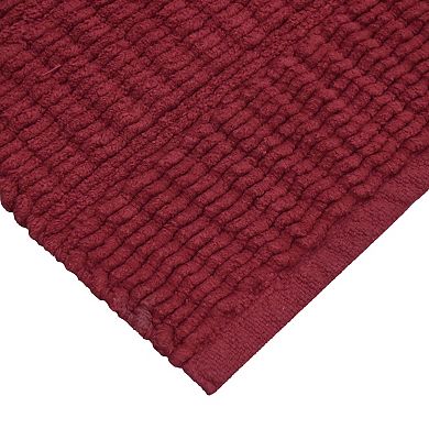 St. Nicholas Square® Textured Bathroom Rug