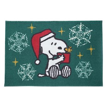 St. Nicholas Square® Snoopy Holiday Bathroom Rug