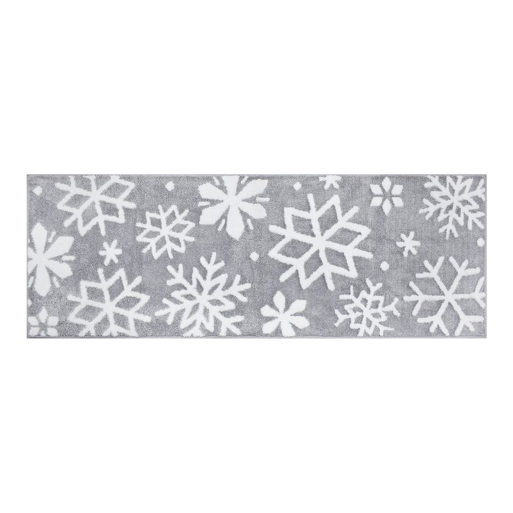 St. Nicholas Square® Metallic Snowflake Runner Rug