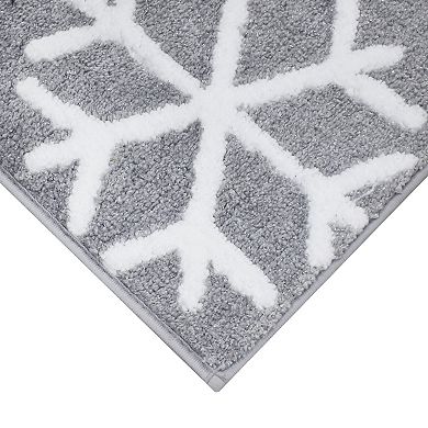 St. Nicholas Square® Metallic Snowflake Runner Rug