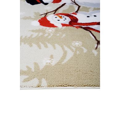 St. Nicholas Square® Yuletide Snowman Decorative Bath Runner