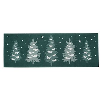 St. Nicholas Square® Printed Pine Tree Bath Runner