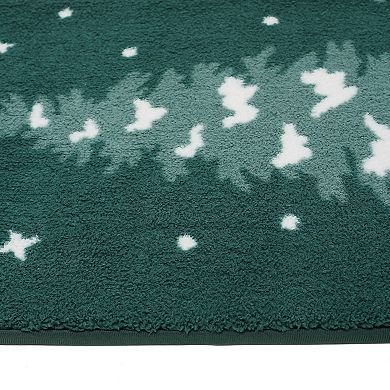St. Nicholas Square® Printed Pine Tree Bath Runner