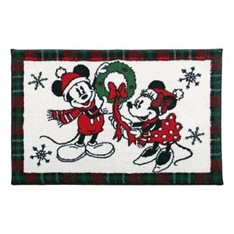 St. Nicholas Square® Disney's Mickey & Minnie Holiday Bathroom Rug