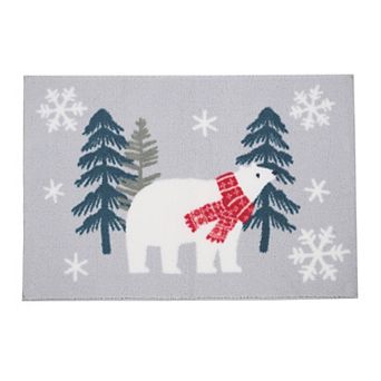 St. Nicholas Square® Polar Bear Bathroom Rug