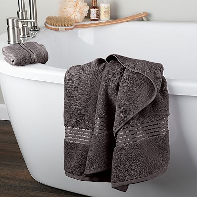 Lavish Home 6-pc. Cotton Stripe Bath Towel Set