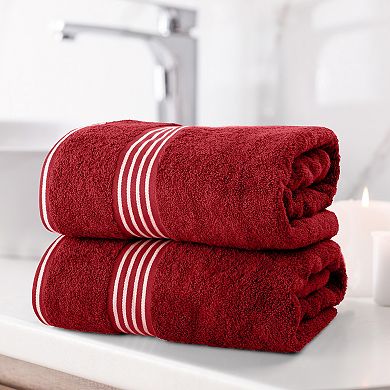 Lavish Home 2-pc. Luxury Quick-Dry Cotton Bath Towel Set