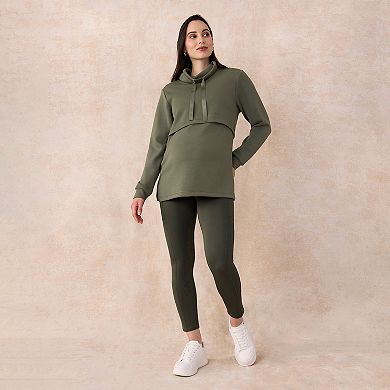 Maternity Motherhood® Seamed Active Leggings with Pockets