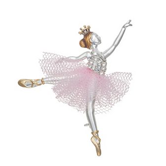 Napier Two Tone Ballerina Pin