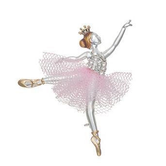 Napier Two Tone Ballerina Pin