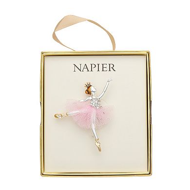 Napier Two Tone Ballerina Pin