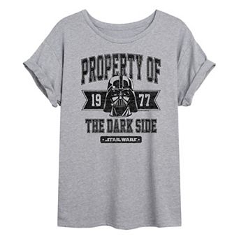 Juniors' Star Wars Property Of The Dark Side Oversized Tee