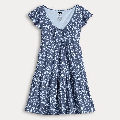 Juniors' SO® Easy Flutter Sleeve Dress