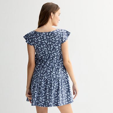 Juniors' SO® Easy Flutter Sleeve Dress