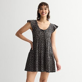 Juniors' SO® Easy Flutter Sleeve Dress