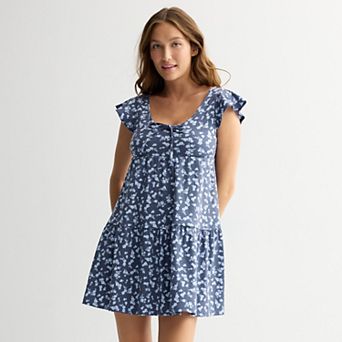 Juniors' SO® Easy Flutter Sleeve Dress