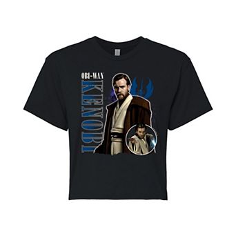 Juniors' Star Wars Obi-Wan Kenobi Cropped Tee
