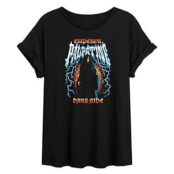 Juniors' Star Wars Emperor Palpatine Oversized Tee