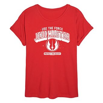 Juniors' Star Wars Jedi Master Oversized Tee