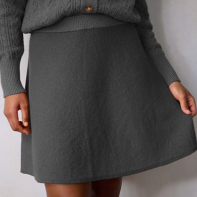 Petite LC Lauren Conrad Mini Sweater Skirt