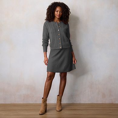 Petite LC Lauren Conrad Mini Sweater Skirt