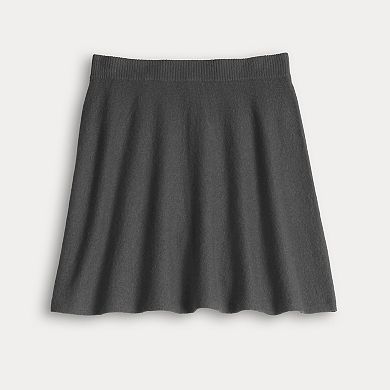 Petite LC Lauren Conrad Mini Sweater Skirt