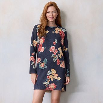 Petite LC Lauren Conrad Crewneck Sweater Dress